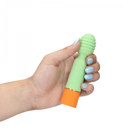 Mini Vibrador Carregamento sem Fio - Loveline - Verde Mini Vibrador Carregamento sem Fio - Loveline - Verde
