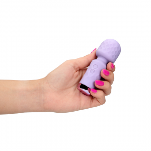 Mini Vibrador tipo Wand - Roxo - Loveline