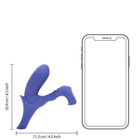 Anel Peniano com Vibração e Estimulador Clitoriano Anel Peniano com Vibração e Estimulador Clitoriano