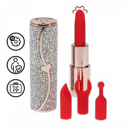Sparkle - Lipstick Vibrator - Iridescent Sparkle - Lipstick Vibrator - Iridescent