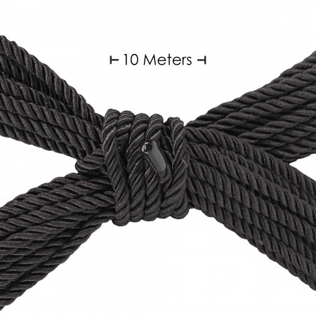 Bondage Rope - 10 m - Black