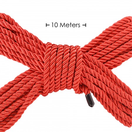 Bondage Rope - 10 m - Red