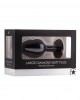 Plug Anal Grande Diamond Preto