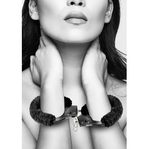 Beginners Furry Hand Cuffs - With Quick-Release Button