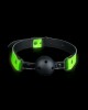 Breathable Ball Gag - Glow in the Dark - Neon Green/Black