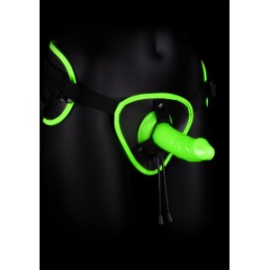 Strap-on Harness - Glow in the Dark - Neon Green/Black