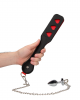Hearts Paddle with Metal Anal Plug