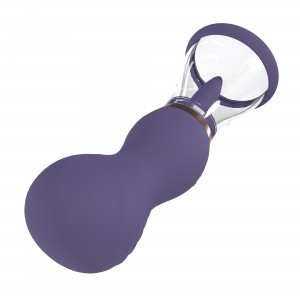 Sensual - Bomba de Vulva e Seios recarregável - Roxo