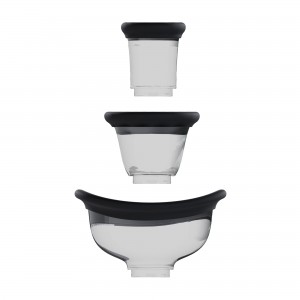 Dazzling - Bomba de Vulva e Seios recarregável - Preto