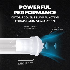 MaxLift - Bomba masturbadora de sucção com 7 funções 