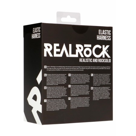Arnês em Pele Strap-On Elástico RealRock Arnês em Pele Strap-On Elástico RealRock