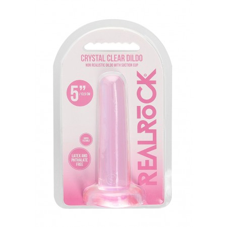 Não Realistico Dildo com ventosa - 13,5 cm - Rosa