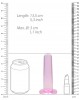 Não Realistico Dildo com ventosa - 13,5 cm - Rosa