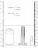 Não Realistico Dildo com ventosa - 13,5 cm - Clear