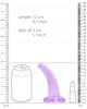 Não Realistico Dildo com ventosa - 11,5 cm - Lilas