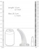 Não Realistico Dildo com ventosa - 11,5 cm - Clear