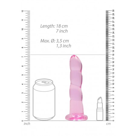 Non Realistic Dildo with Suction Cup - 7/ 17 cm