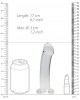 Non Realistic Dildo with Suction Cup - 6,7/ 17 cm