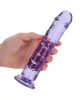Dildo realista reto com ventosa - 8`` / 20 - Roxo