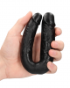 Dildo Realistico Duplo Curvo 5`` (13 cm) - Preto