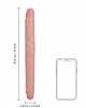 Dildo Realistico Duplo 14`` (35 cm) - Pele