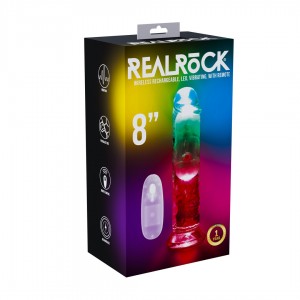 LED Vib Straight Cock - 8 / 20cm