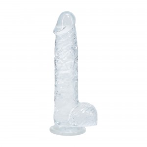 Realistic Dildo with Balls - 5 / 12,7 cm - Transparente