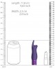 Vibrador Elegance - Recarregavel Silicone - Purple