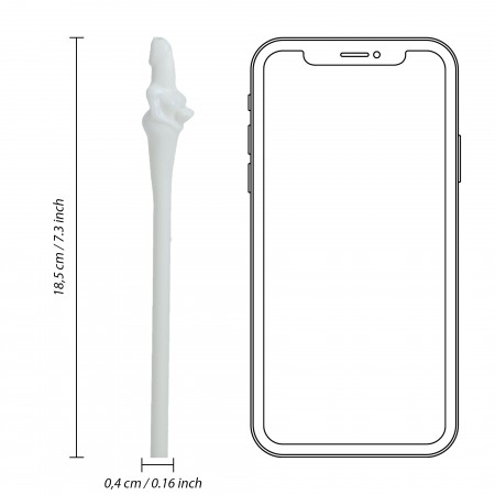 8 Palhas de casal - Preto e Branco 