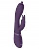 Vibrador Luxuoso Nilo Rabbit c/ Estimulador Clitóris Vive Roxo