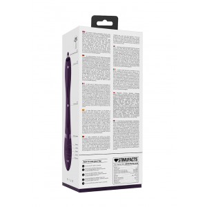 Vibrador Luxuoso Nilo Rabbit c/ Estimulador Clitóris Vive Roxo