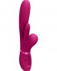 Kura Thrusting GSpot, Flapper, PulseWave Clit Stimulator - Pink