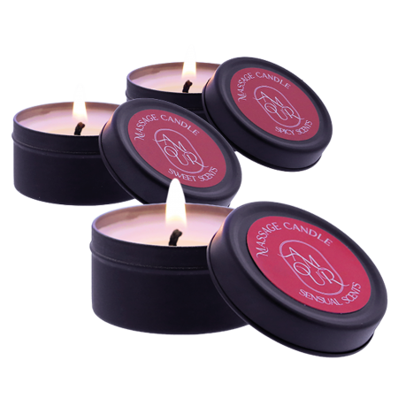 AMOUR Velas de Massagem 3 Aromas