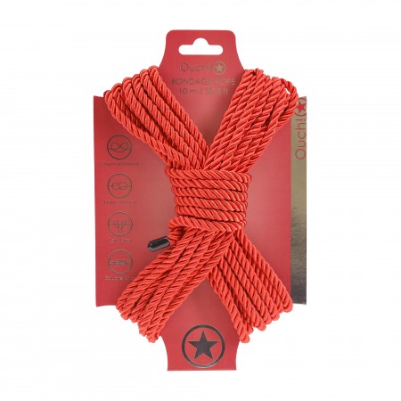 Bondage Rope - 10 m - Red