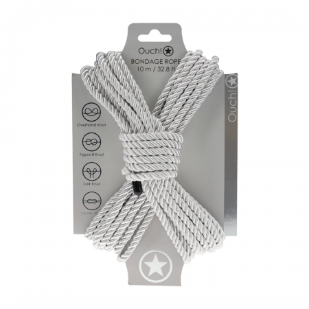 Bondage Rope - 10 m - Silver
