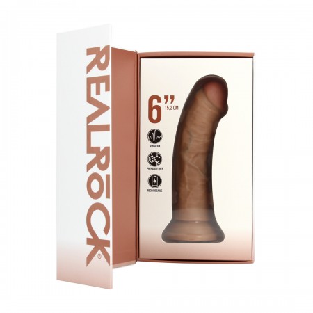 Cock com Vibração - 6 / 15,5 cm - Tan
