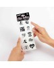 SET of 10 TEMPORARY TATTOOS - KINKY