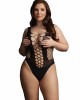 Contrast Fence Net Teddy - Black - OSX