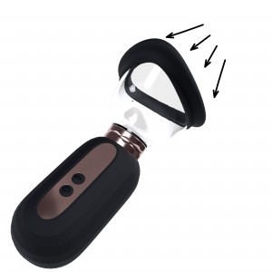 Dazzling - Bomba de Vulva e Seios recarregável - Preto