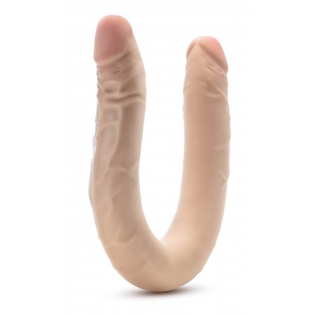 DR. SKIN PLUS 16.5 POSABLE DOUBLE DONG BEIGE