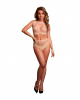 Duo Net Key-Hole Bra Set - One Size
