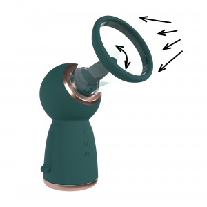 Exquisite - Bomba de Vulva e Seios recarregável - Verde 