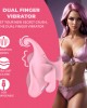 Finger Dual Vibrator - Pink Finger Dual Vibrator - Pink
