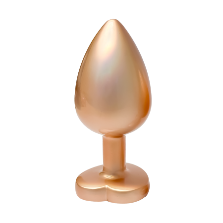 GLEAMING LOVE PEARL GOLD PLUG LARGE