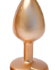 GLEAMING LOVE PEARL GOLD PLUG SMALL