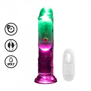 LED Vib Straight Cock - 6 / 15 cm 