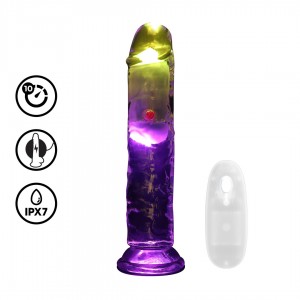 LED Vib Straight Cock - 7 / 18 cm 