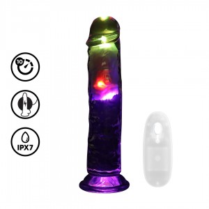 LED Vib Straight Cock - 8 / 20cm