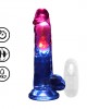 Led Vib Straight Cock with balls - 8 / 20cm