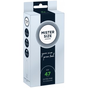 Mister Size 47mm pack of 10 Mister Size 47mm pack of 10